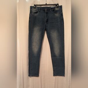 Jeans Restricted To All  Blue Slim Jeans with Modern Fit 36" Waist